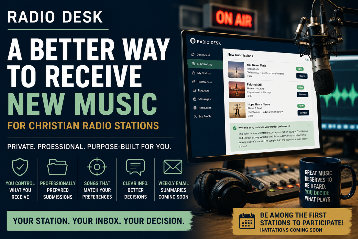 Kingdom Chorus Radio Desk: A Better Christian Music Submission System for Radio